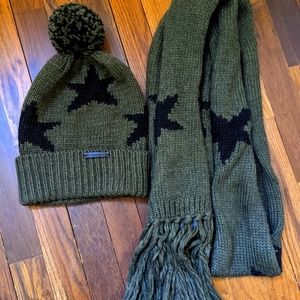 COACH matching hat and scarf